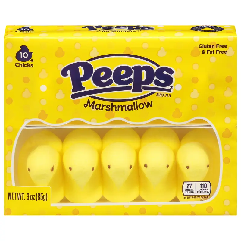Peeps Marshmallow 10 ea - Yellow