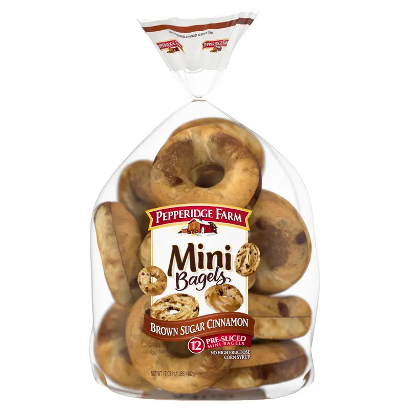Pepperidge Farm Brown Sugar Cinnamon Bagels Mini 12 ea