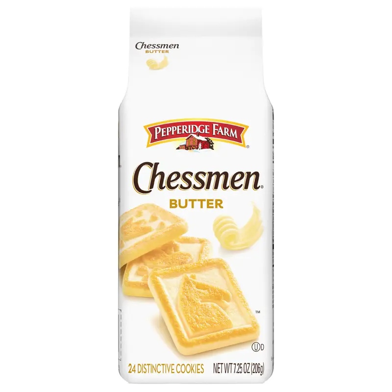 Pepperidge Farm Chessmen Distinctive Butter Cookies 24 ea