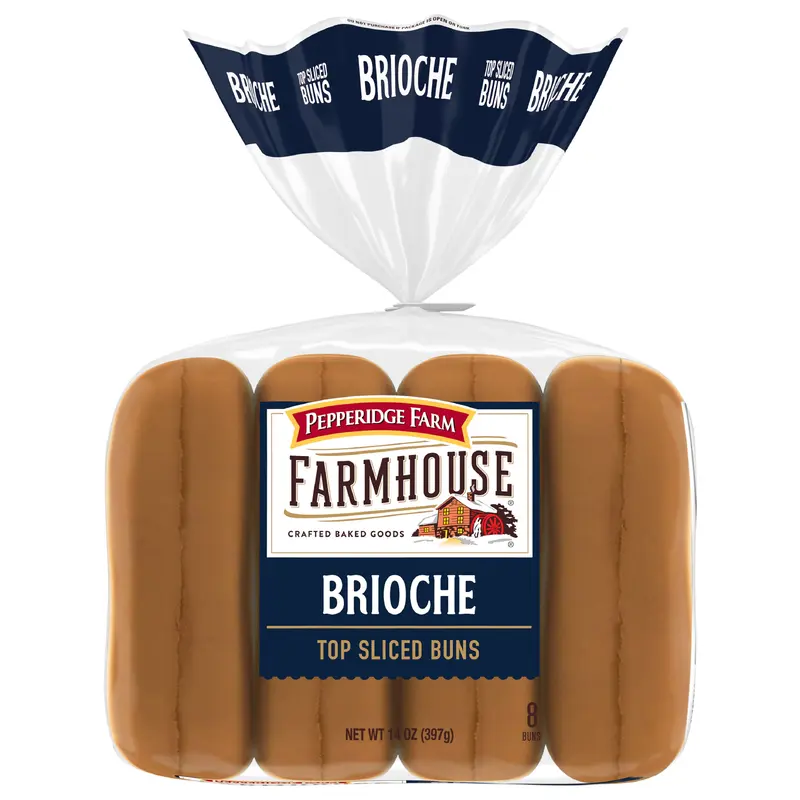 Pepperidge Farm Farmhouse Brioche Hot Dog Buns, 14 Oz Bag