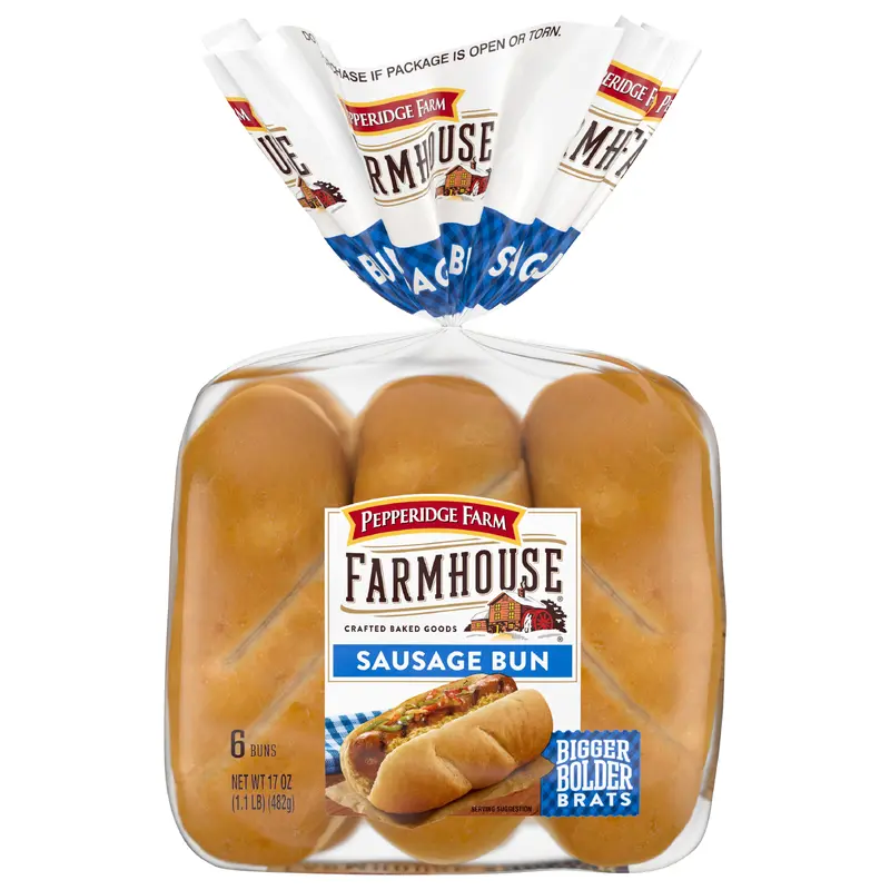 Pepperidge Farm Farmhouse Sausage Buns, 6-Pack Bag