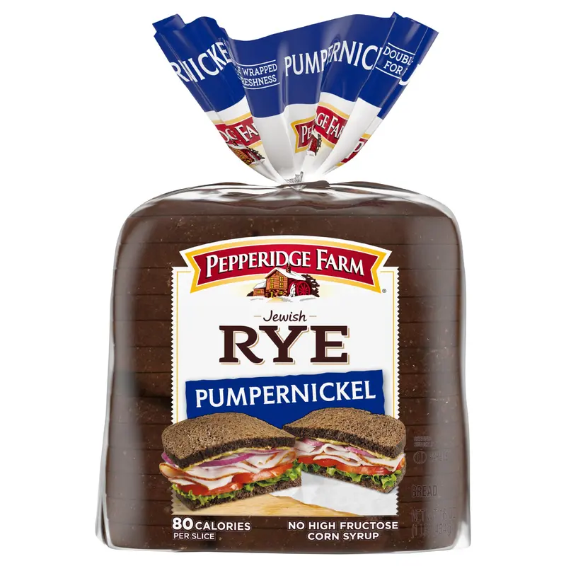 Pepperidge Farm Jewish Rye Pumpernickel Bread 16 oz