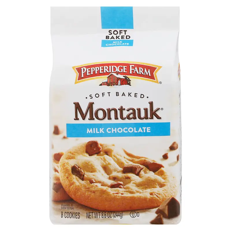 Pepperidge Farm Montauk Soft Baked Milk Chocolate Cookies 8 ea