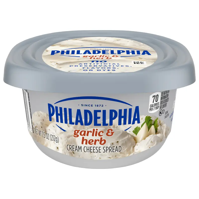 Philadelphia Garlic & Herb Cream Cheese Spread 7.5 oz