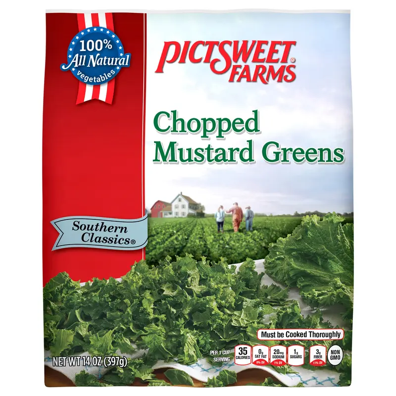 Pictsweet Farms Chopped Mustard Greens, Southern Classics - 14 oz