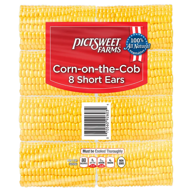 Pictsweet Farms Corn-on-the-Cob - 8 Short Ears