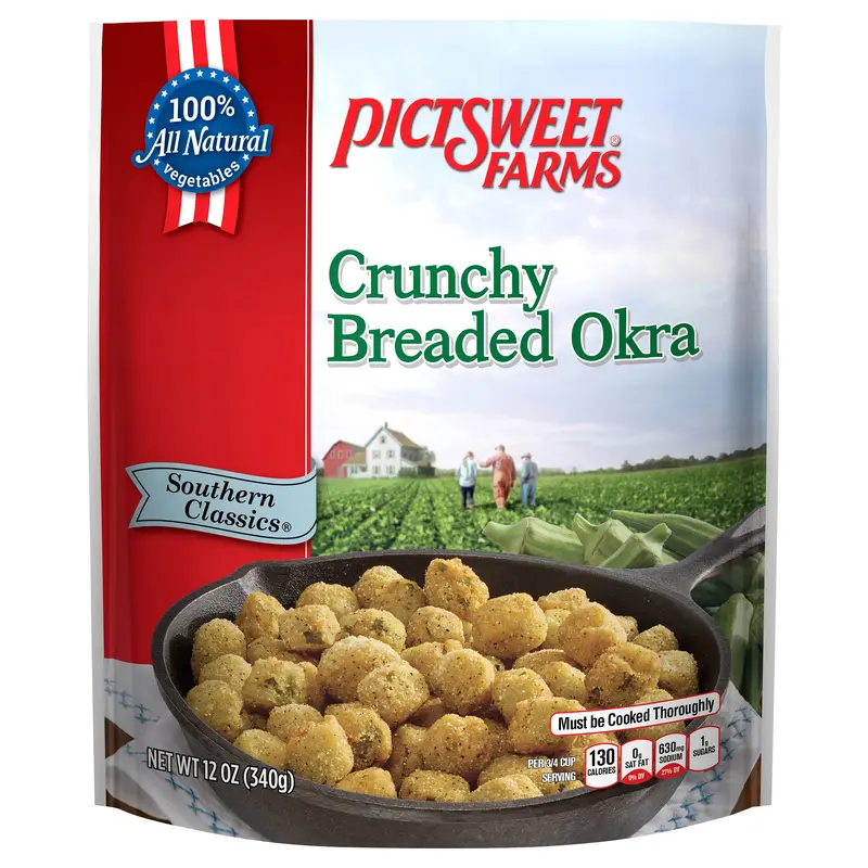 Pictsweet Farms Crunchy Breaded Okra, Southern Classics- 12 oz