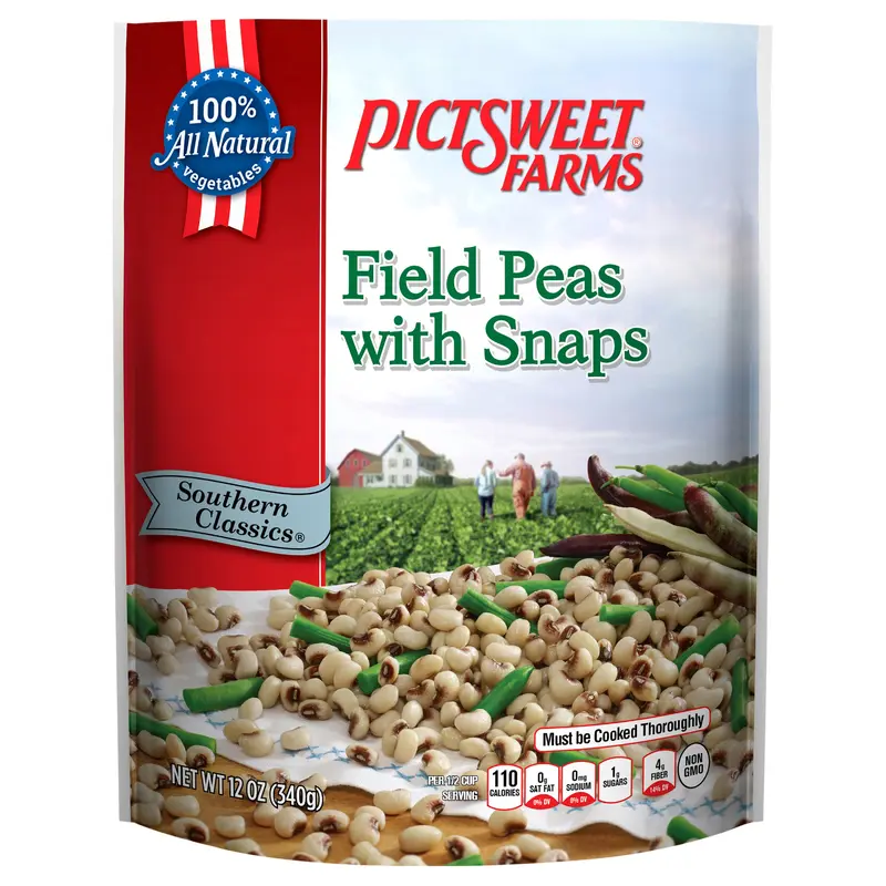 Pictsweet Farms Field Peas with Snaps, Southern Classics- 12 oz