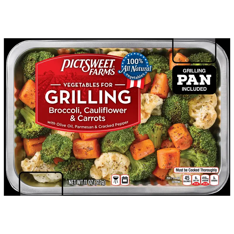 Pictsweet Farms Vegetables for Grilling Broccoli, Cauliflower & Carrots - 11 oz
