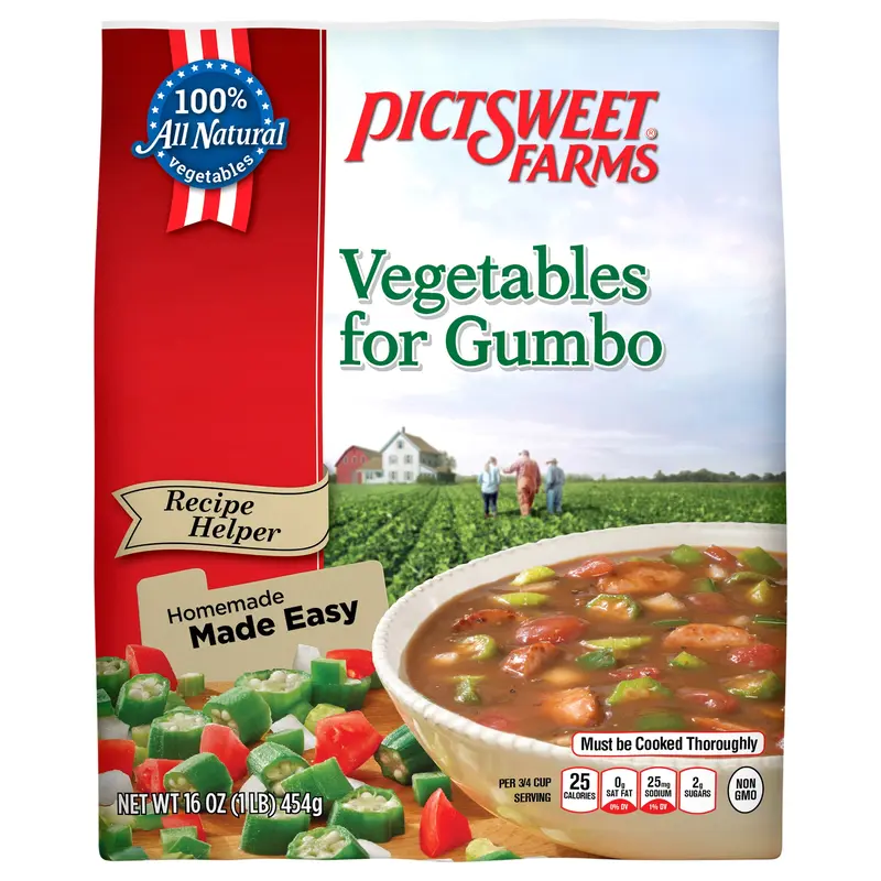 Pictsweet Farms Vegetables for Gumbo, Recipe Helper - 16 oz