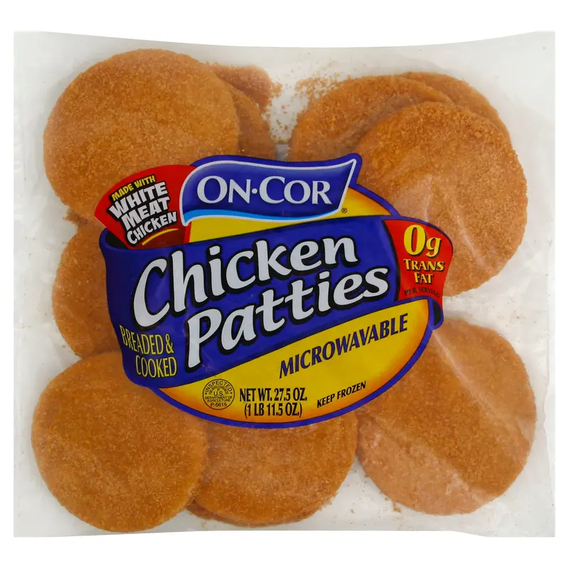 On-Cor Chicken Patties 27.5 oz