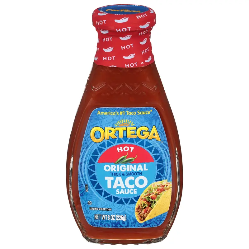 Ortega Hot Original Taco Sauce, 8 oz