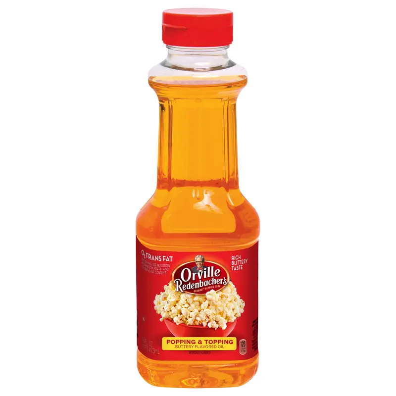 Orville Redenbacher's Popping & Topping Buttery Flavored Oil, 16 Fluid Ounce