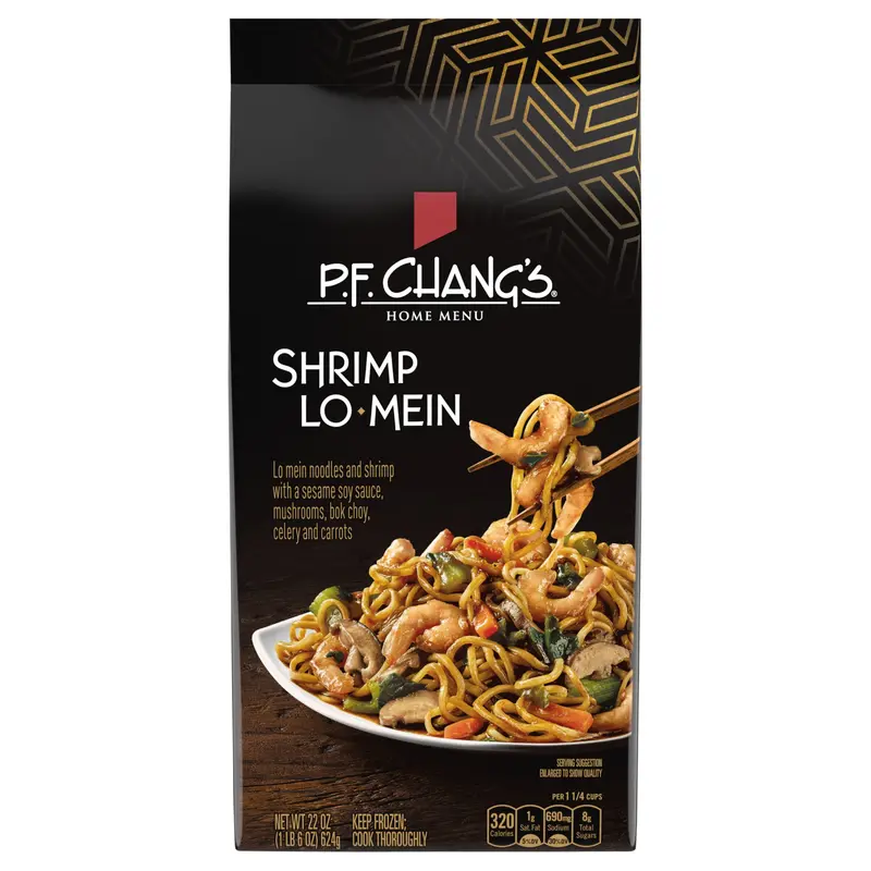 P.F. Chang's Home Menu Shrimp Lo Mein Skillet Meal, Frozen Meal, 22 oz.