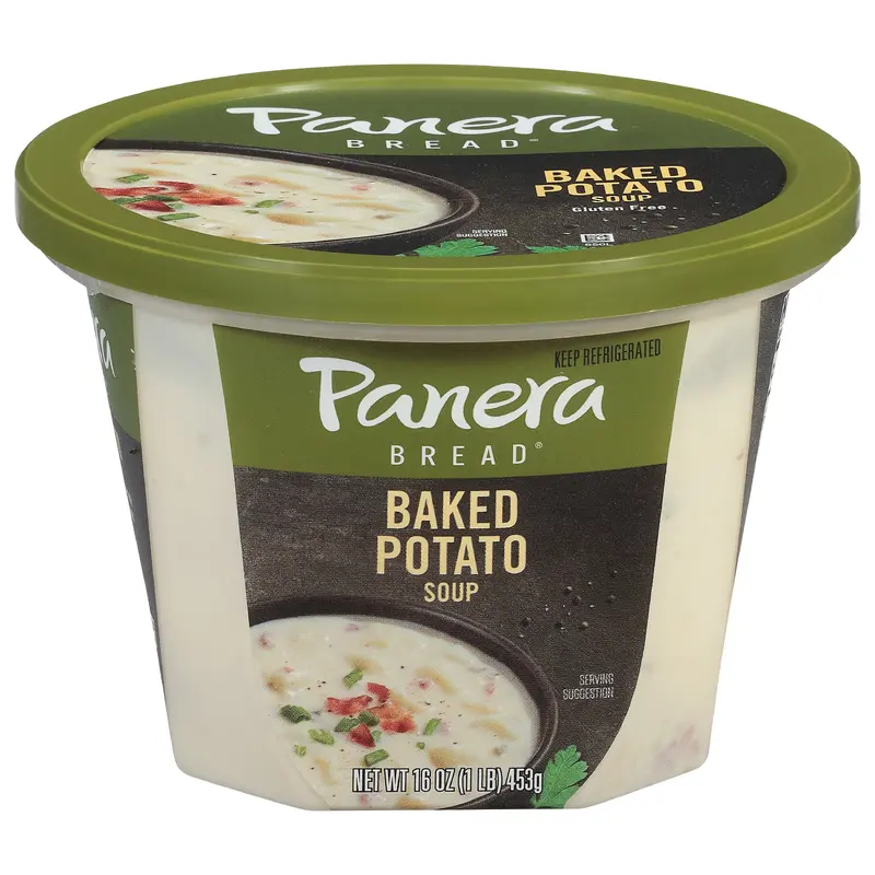 Panera Bread Baked Potato Soup, 16 OZ Soup Cup (Gluten Free)