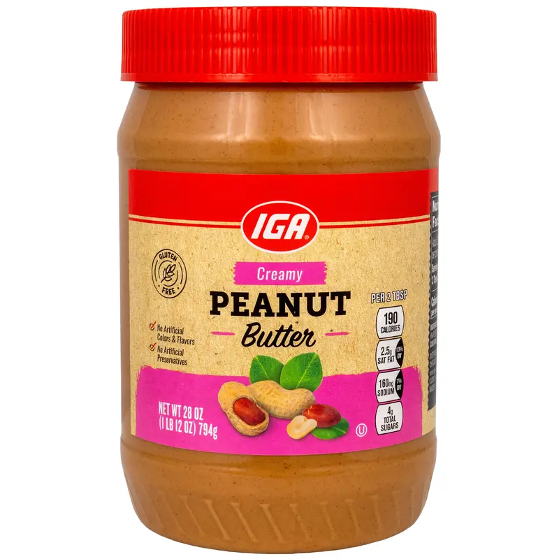 PEANUT BUTTER CREAMY 28 OZ