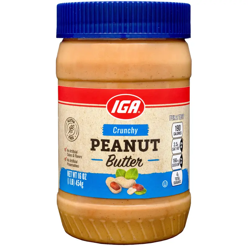 PEANUT BUTTER CRUNCHY 16.3 OZ