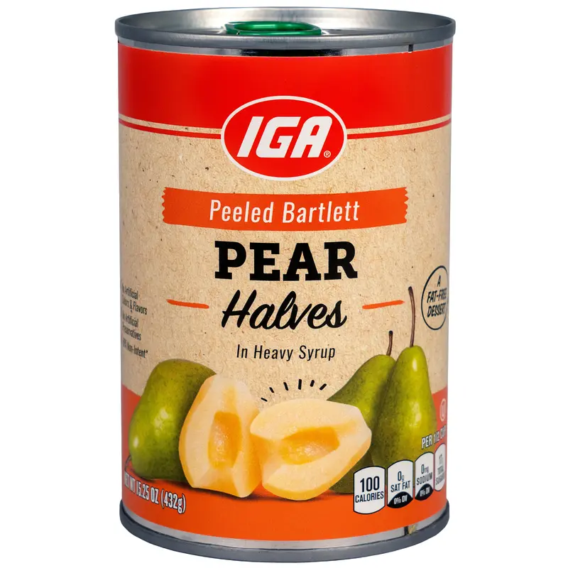 PEAR HALVES HS BARTLETT 15.25 OZ