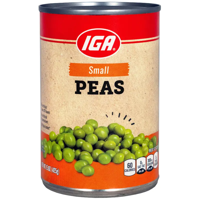 PEAS SMALL 15 OZ