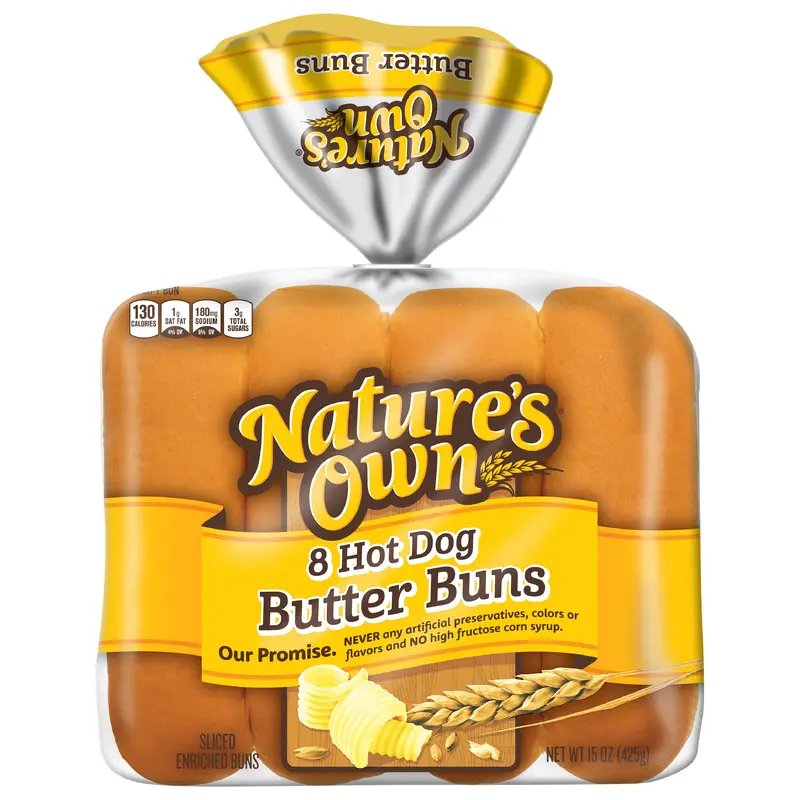 Nature's Own Hot Dog Butter Buns 8 ea