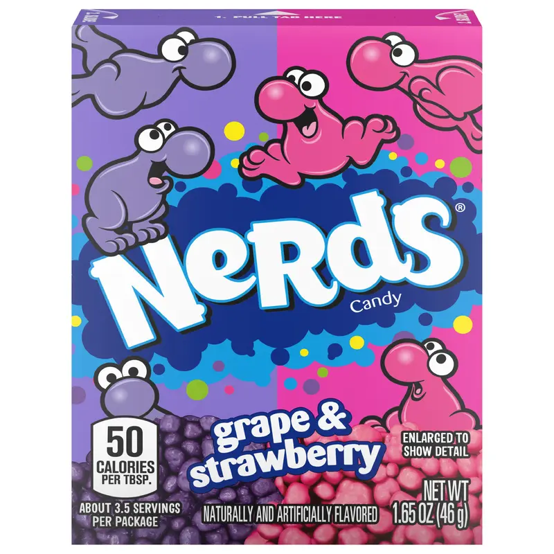 Nerds Grape & Strawberry Candy  71348 155172 1.65 oz