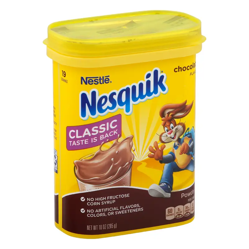 Nesquik Chocolate Flavor Drink Mix Powder 10 oz