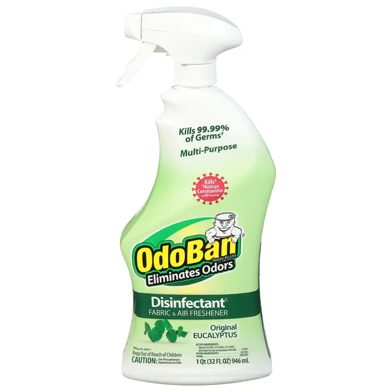 OdoBan Disinfectant Original Eucalyptus Fabric & Air Freshener 1 qt