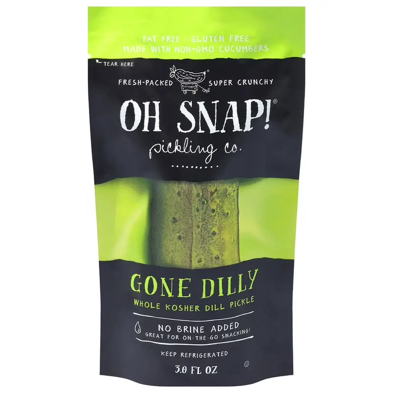 Oh Snap! Gone Dilly Whole Kosher Dill Pickle 3.0 fl oz