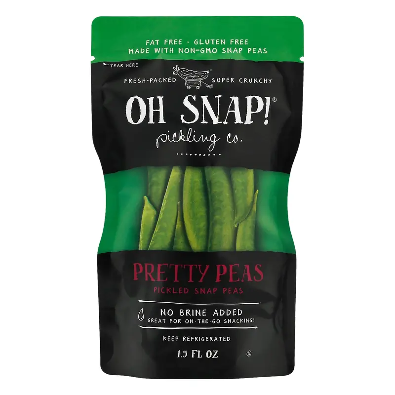 Oh Snap Pretty Peas Pickled Snap Peas 1.5 oz