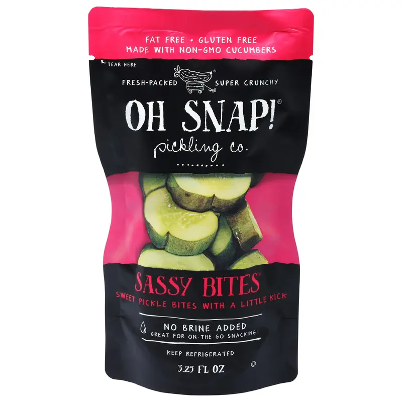 Oh Snap! Sassy Bites Pickles 3.25 fl oz