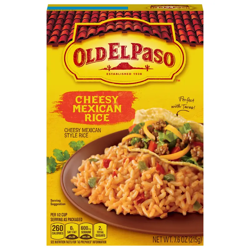Old El Paso Cheesy Mexican Rice, 7.6 oz.
