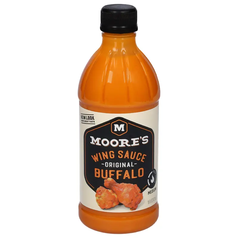 Moore's Medium Original Buffalo Wing Sauce 16 fl oz