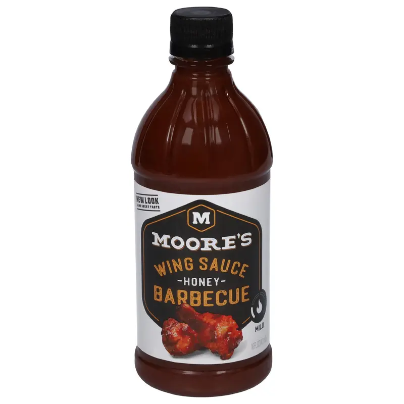 Moore's Mild Honey Barbecue Wing Sauce 16 fl oz
