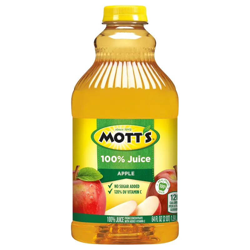 Mott's 100% Original Apple Juice, 64 fl oz bottle