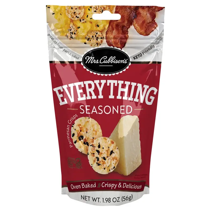 Mrs. Cubbison's Seasoned Everything Parmesan Crisps 1.98 oz