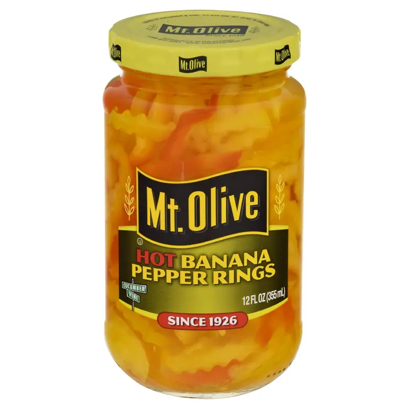 Mt Olive Hot Banana Pepper Rings