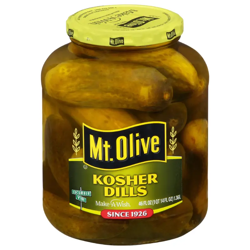 Mt. Olive Kosher Dills Pickles - 46 fl oz jar