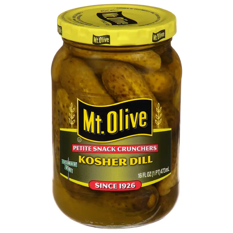 Mt Olive Petite Snack Crunchers Kosher Dill Pickles