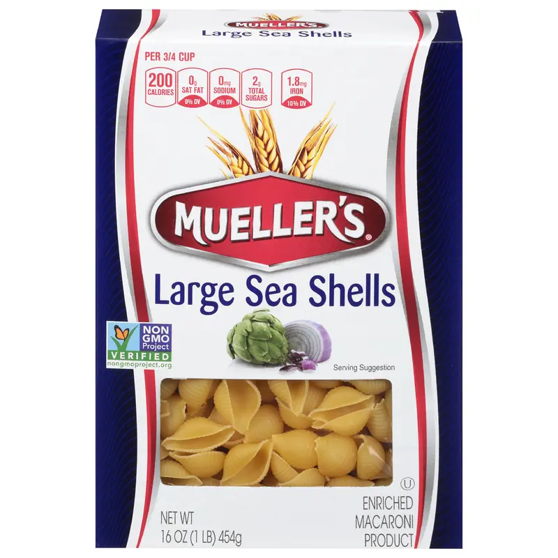 Mueller's Large Sea Shells 16 oz