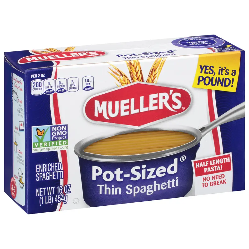Mueller's Pot-Sized Thin Spaghetti 16 oz