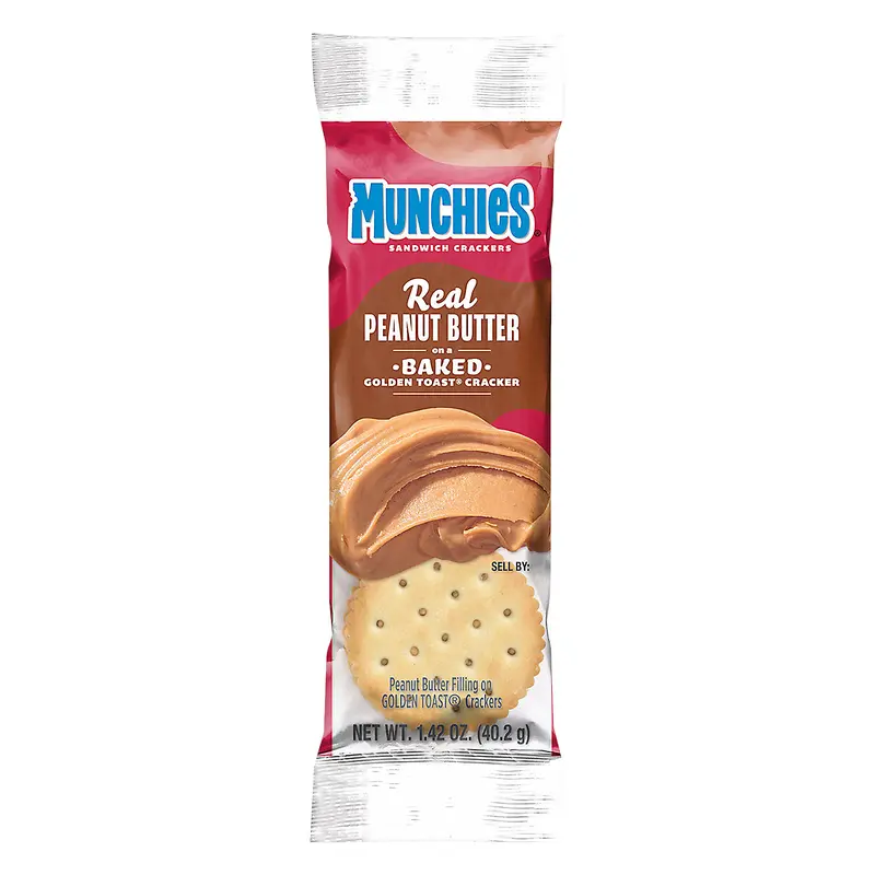 Munchies Sandwich Crackers Peanut Butter 1.42 Oz
