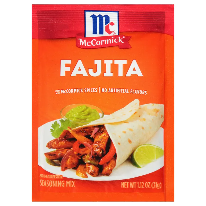 McCormick Fajita Seasoning Mix, 1.12 oz