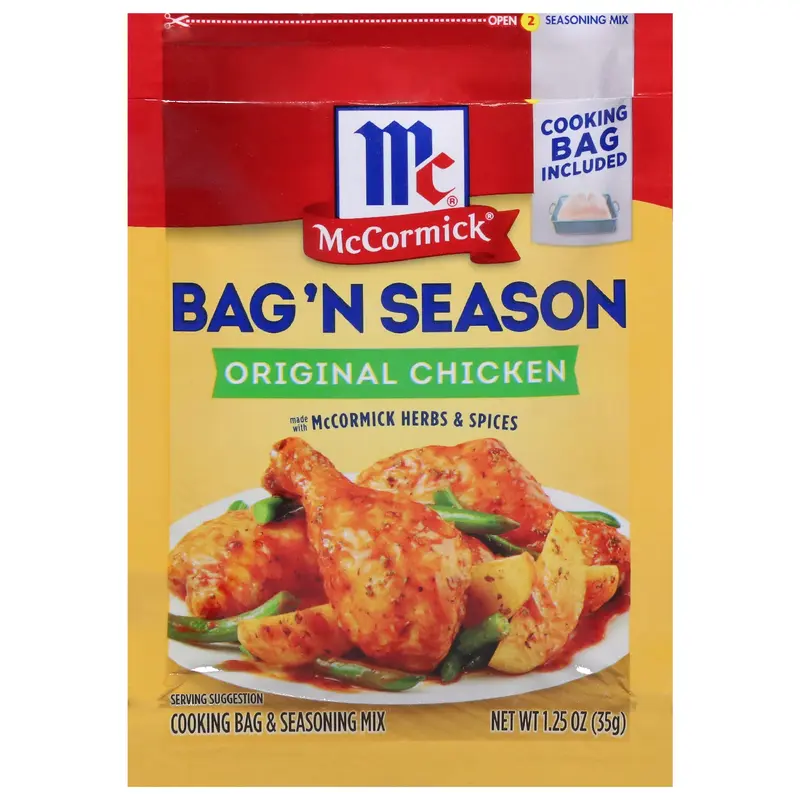 McCormick Original Chicken Bag'n Season 1.25 oz