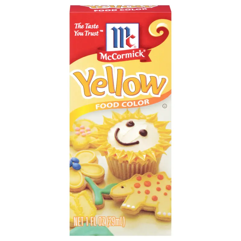 McCormick Yellow Food Color, 1 fl oz