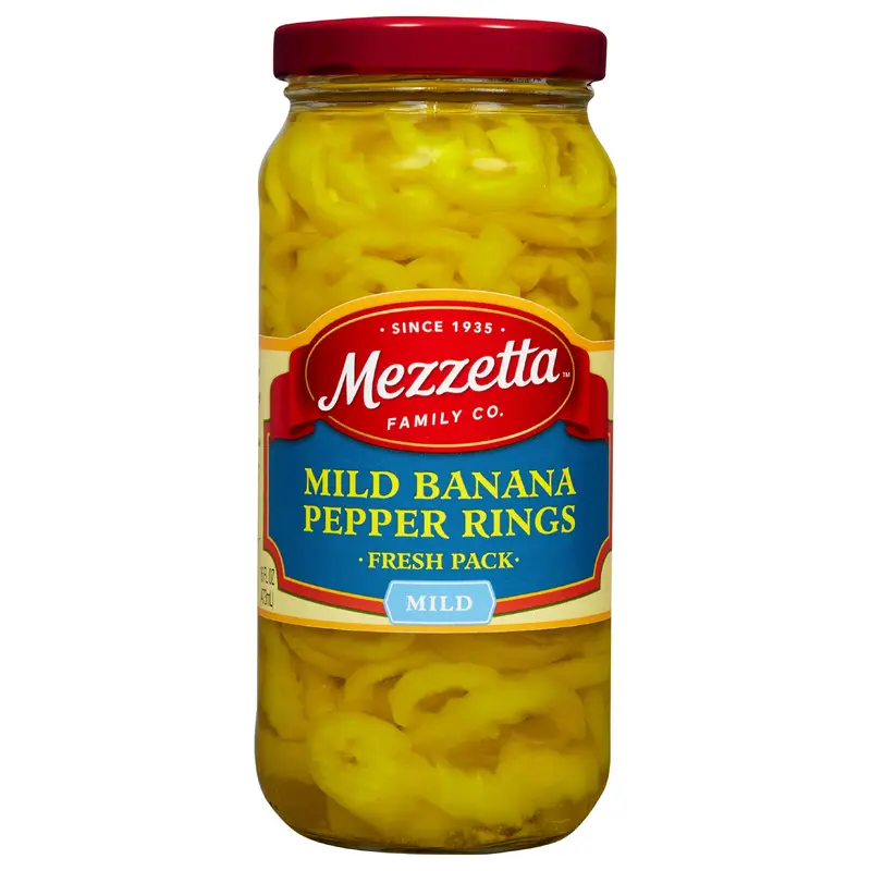Mezzetta Mild Banana Pepper Rings, 16 fl oz