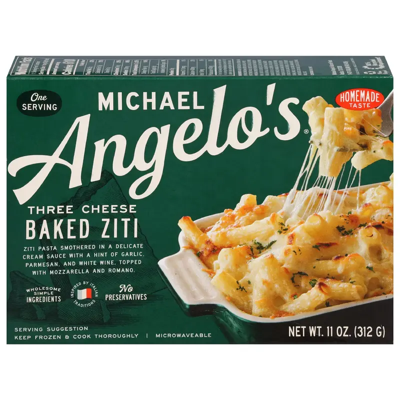 Michael Angelo's Baked Three Cheese Ziti 11 oz