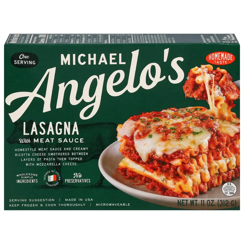 Michael Angelo's Lasagna with Meat Sauce 11 oz
