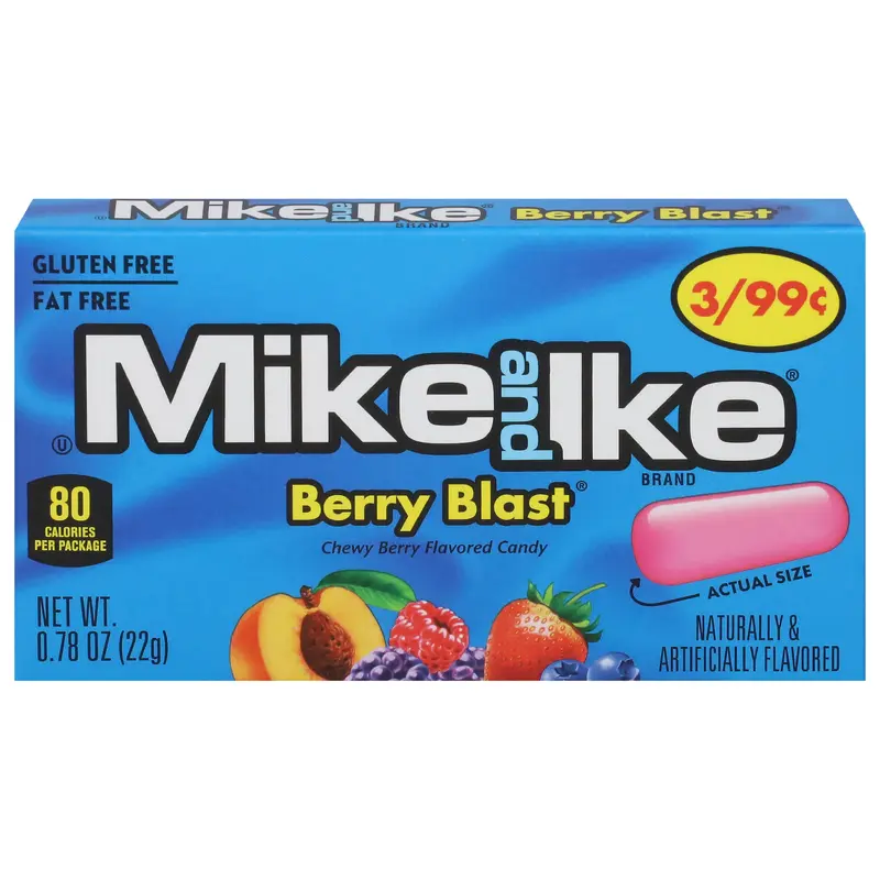 Mike and Ike Berry Blast Candy 0.78 oz