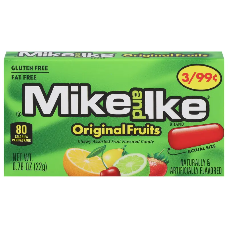 Mike and Ike Original Fruits Candy 0.78 oz