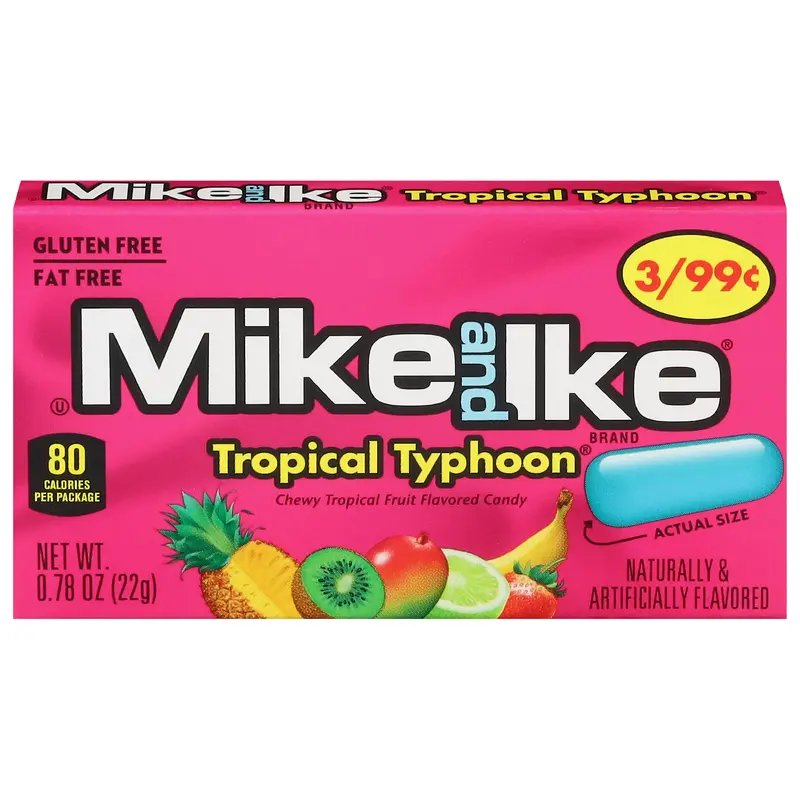 Mike and Ike Tropical Typhoon Candy 0.78 oz